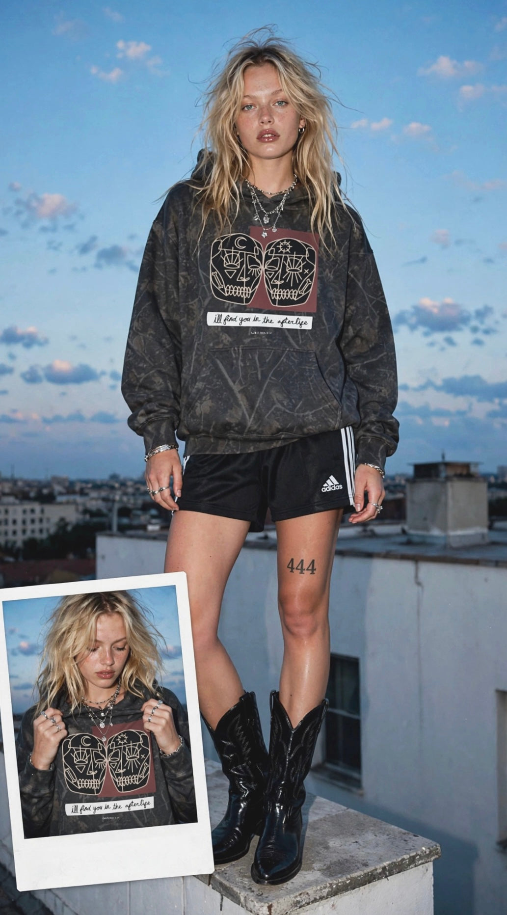 “Afterlife camo” Unisex Heavyweight Hoodie